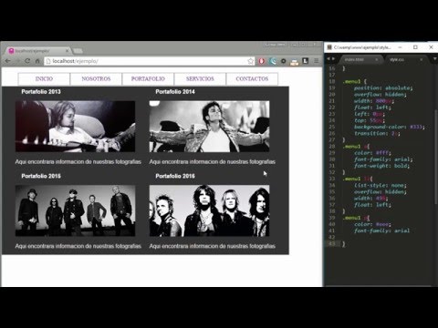 Megamenu con html