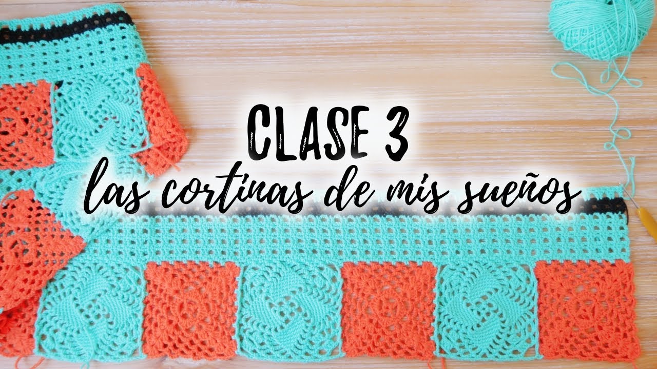 LAS CORTINAS DE MIS SUEÑOS : CLASE 3 | Punto Calado + Cómo bloquear el tejido