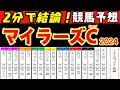 マイラーズカップ2024レース競馬予想！ソウルラッシュは松山騎手から団野大成騎手へ急遽乗り替りとなり対応できるのか？セリフォスの決め手は今の京都で通用するのか？