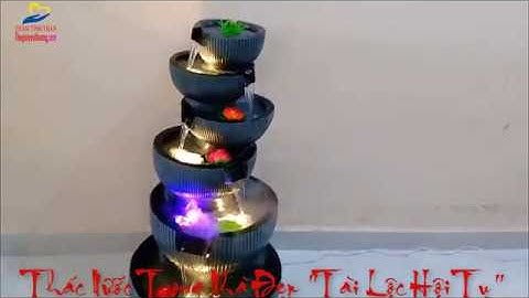 Thác Nước Phong Thủy Trong Nhà Đẹp Tài Lộc Hội Tụ