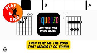 Squeeze - Another Nail In My Heart • Scrolling Guitar Chords & Lyrics