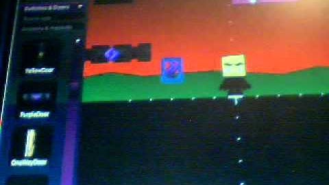 sploder new platformer items