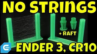 Cura Settings for Retraction and Raft on Creality Ender 3 or CR-10 Mini -  YouTube