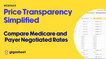 Webinar: Comparing Price Transparency Rates with Medicare Reimbursements