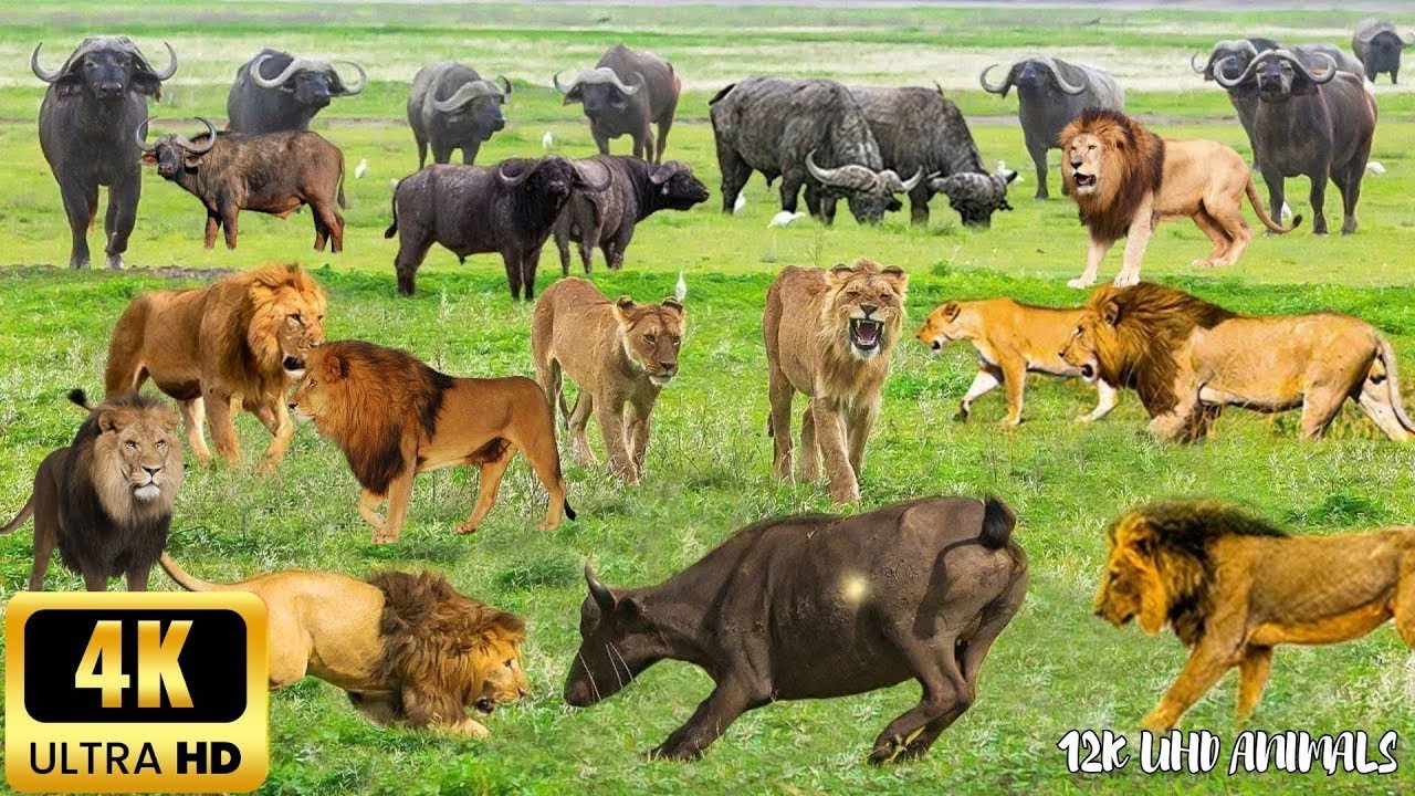 4K African Wildlife: Tsavo West National Park, Kenya - Beautiful Wildlife Videos