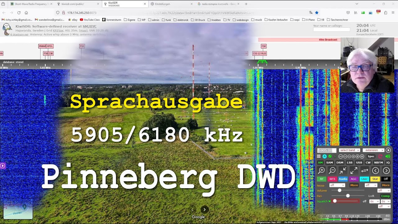 Sprach-Seewetterbericht vom DWD Pinneberg ► Infos, Bilder, Überflug, Sendezeiten, Frequenzen