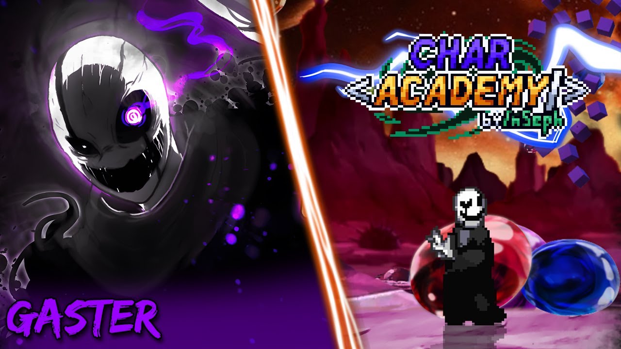 Mugen char Gaster | Char Academy Edit by InSeph - YouTube