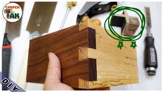 ⚡The DOVETAIL JOINT by HAND SAW เหมาะกับสิ่งนี้!! / เคล็ดลับเลื่อยไม้ / งานไม้ / DIY