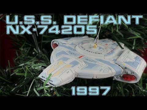 Day 4: Hallmark U.S.S. Defiant 1997 Ornament