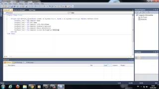 how to make computer information on visual basic 2010