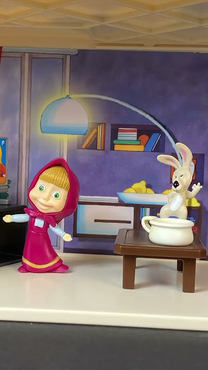 The Sleepy 🥱 Visitor |  Masha and the Bear Original Short - Stop Motion Video for Kids