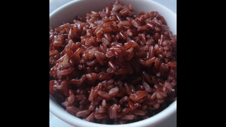 Cách nấu gạo huyết rồng