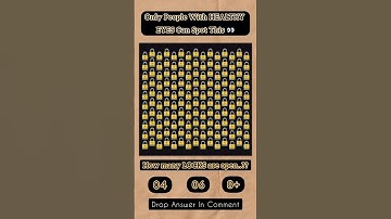 👁Are your EYES HEALTHY? Take this HIDDEN number VISION test! #shorts #gk #puzzle #iqtest #challenge