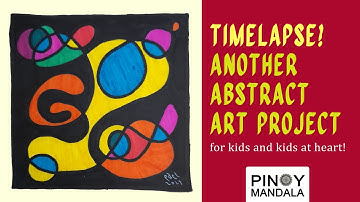 Abstract Art for Kids | Easy abstract art project for kids and kids at heart