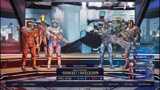 Splitgate 3V3 RANKED TAKEDOWN INTENSE COMEBACK VICTORY