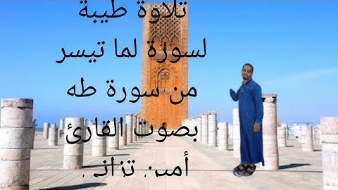 تلاوة خاشعة لما تيسر من سورة طه @بصوت القارئ أمين تزاني