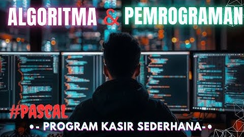 PASCAL | PROGRAM KASIR SEDERHANA #smb_stikom