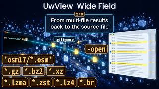 Full [2/8] From multi-file results back to the source file | UwView Free (wildcards, gz too) News