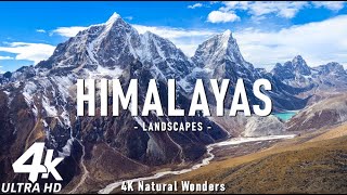 Himalayas 4K - Relaxing Music With Beautiful Natural Landscape - Amazing Nature