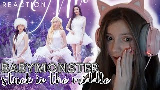 {REACTING} to BABYMONSTER -STUCK IN THE MIDLE- (I cried)