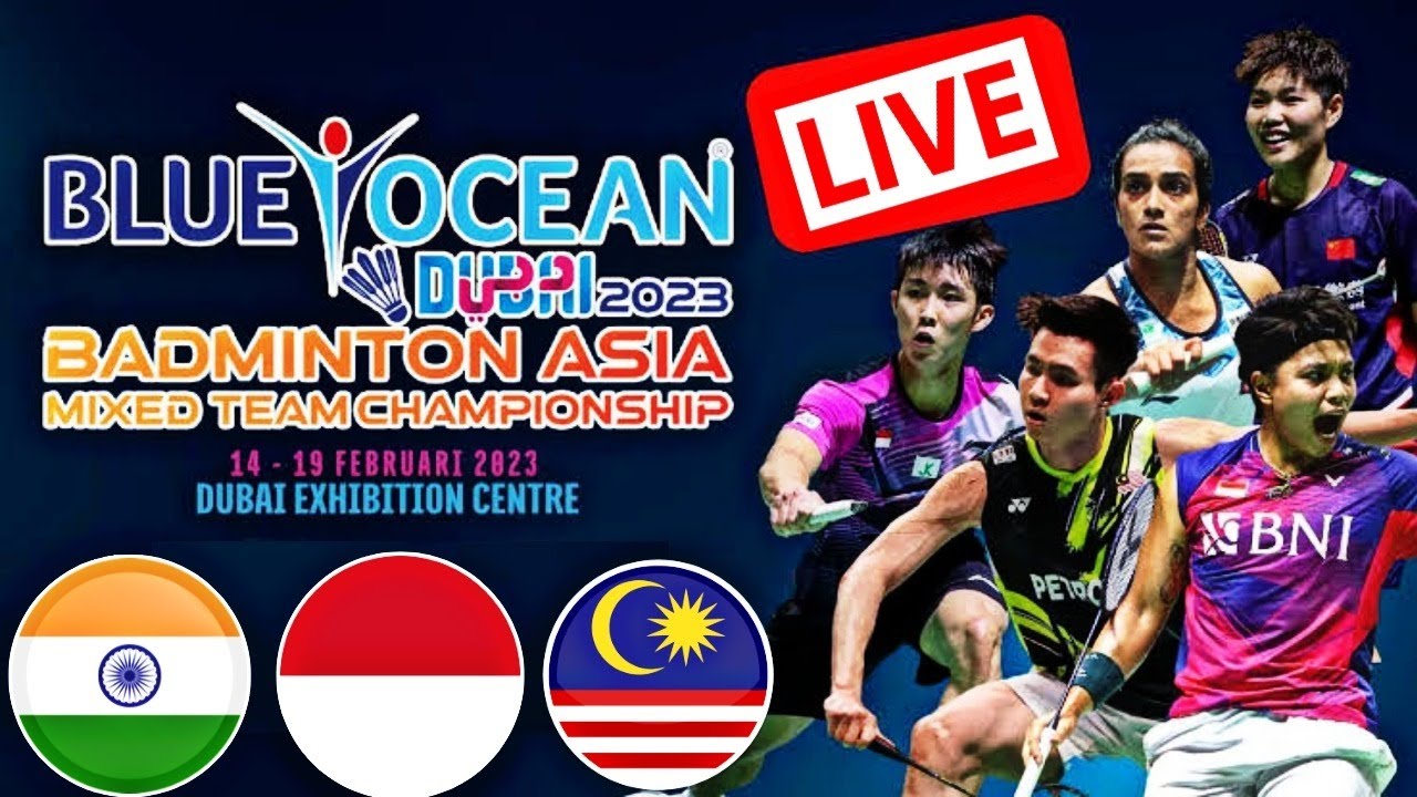 Live Score Badminton Asia Championships Dubai 2023 Day-4 Quarter Final All Court Live