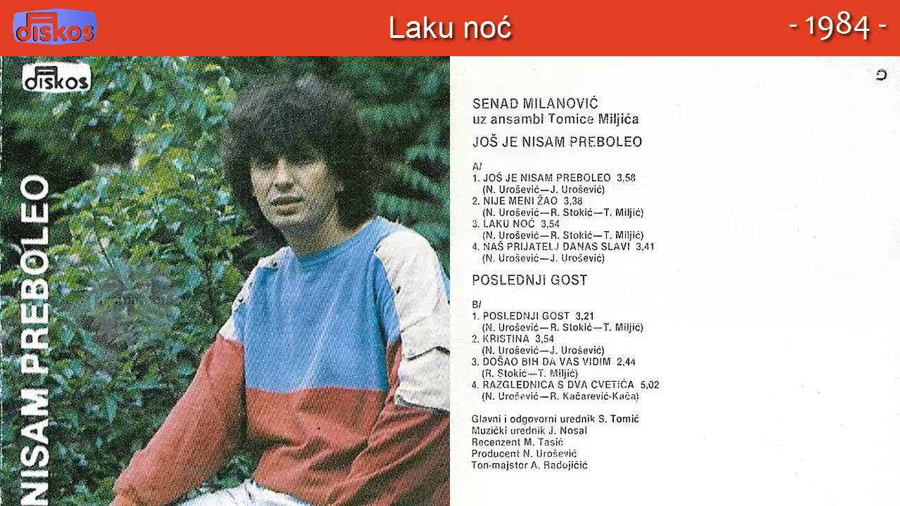 Senad Milanovic - Jos je nisam breboleo - (Audio 1984) - CEO ALBUM