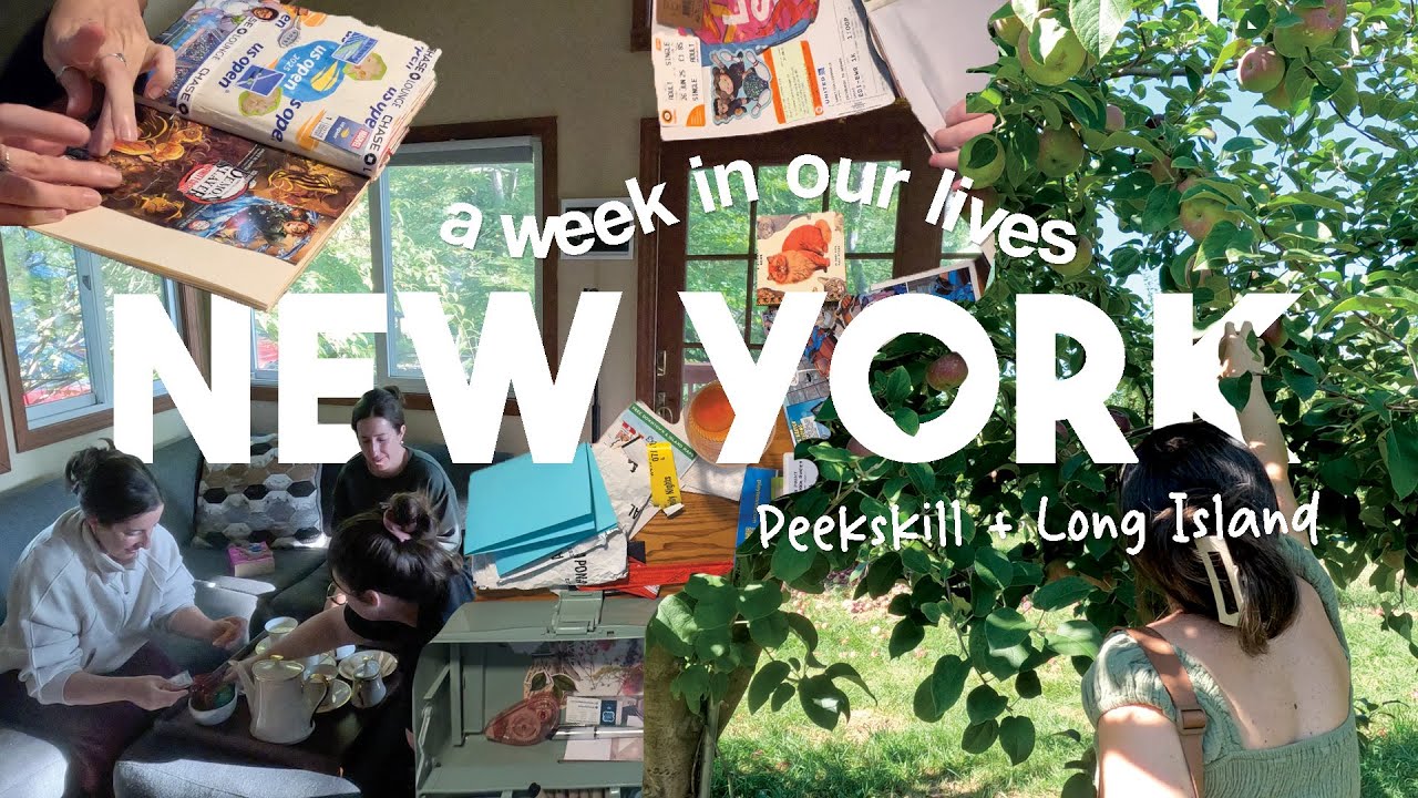 Уютные осенние выходные в Пикскилле 🍎✨ Сбор яблок, гончарное дело и клуб тихой книги | еженедельн...