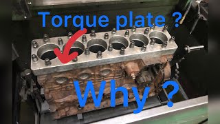 Why you should use a torque plate when honing