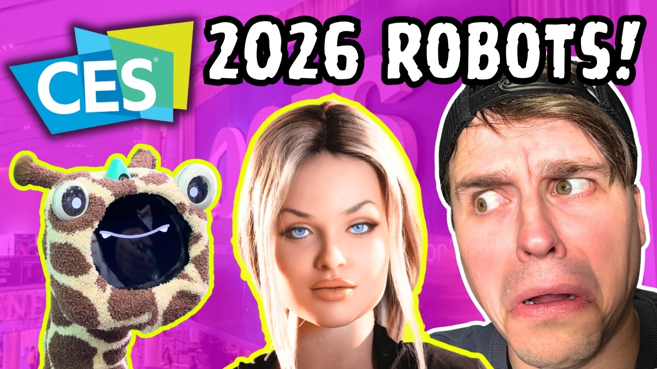 40 Cutest & Scariest Robots I Saw at CES 2026 (Best AND Worst!)