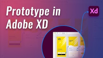 Prototype in Adobe XD of mobile app login flow