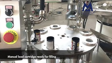 Automatic silicone sealant cartridge filling capping machine