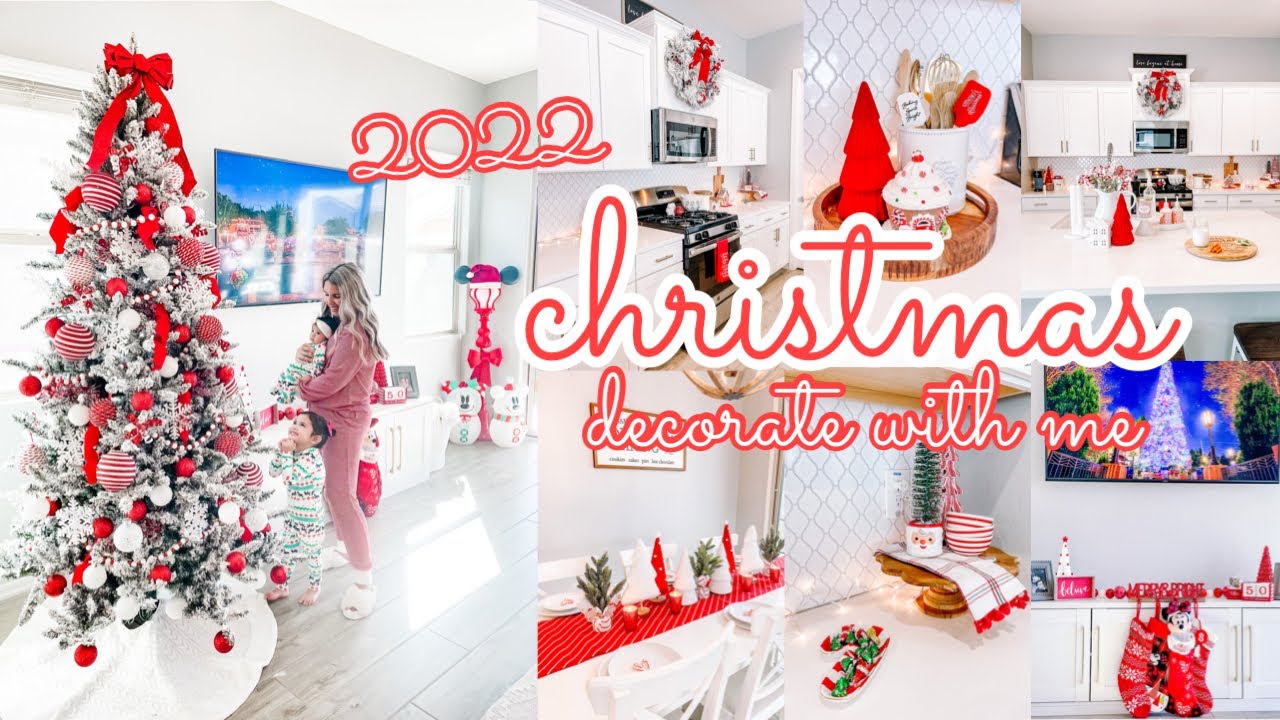 ???? NEW! CHRISTMAS DECORATE WITH ME || Christmas decorations 2022 ...