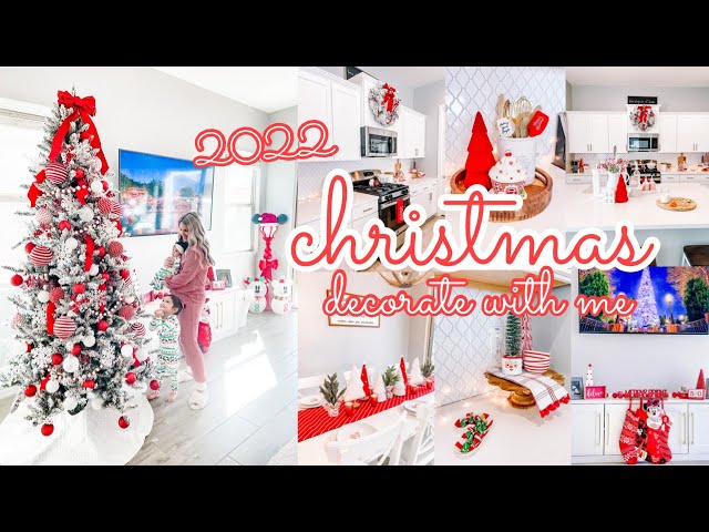 ???? NEW! CHRISTMAS DECORATE WITH ME || Christmas decorations 2022 ...