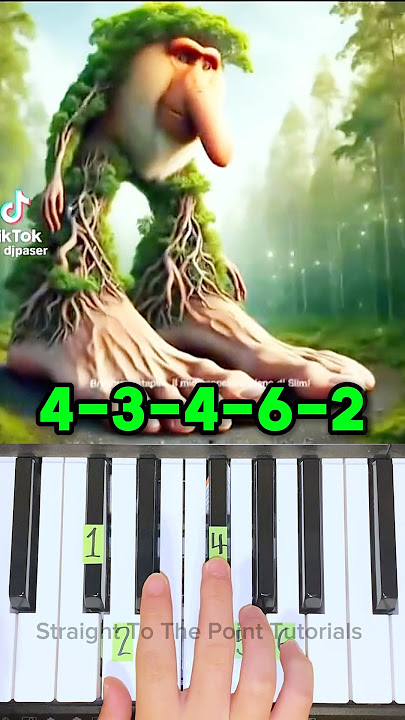 Brr Brr Patapim Alarm - Piano Tutorial #shorts