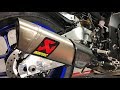 2018 Yamaha R1M - Stock exhaust vs Akrapovic Evo Line (Titanium)  | Install and Soundcheck