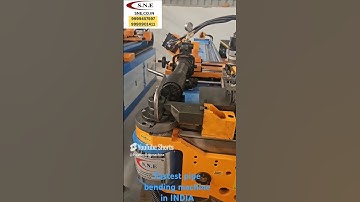 Fastest pipe bending machine in INDIA2 #machine #pipebending #manufacture #automation #robot #bender