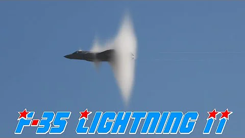 F-35 Lightning II BEST EVER HIGH SPEED PASS HUGE VAPOR CONE!!