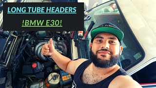 E30 long tube headers (part 2)