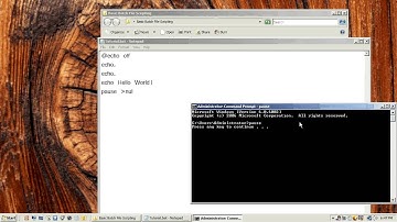 Basic Batch File Scripting