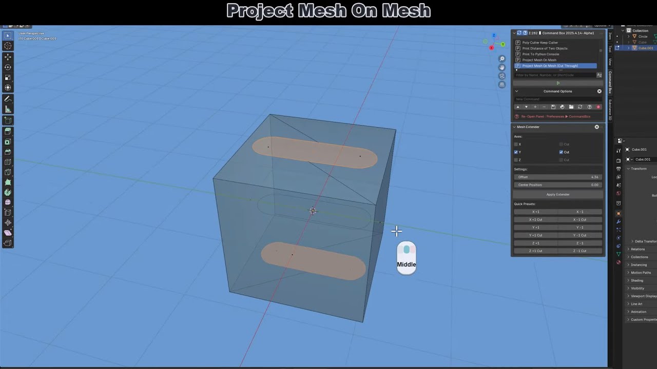Project Mesh On Mesh in Blender - YouTube