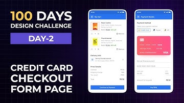 Daily UI Challenge • Day 2- Credit Card Checkout Page Design in Figma • MrSid