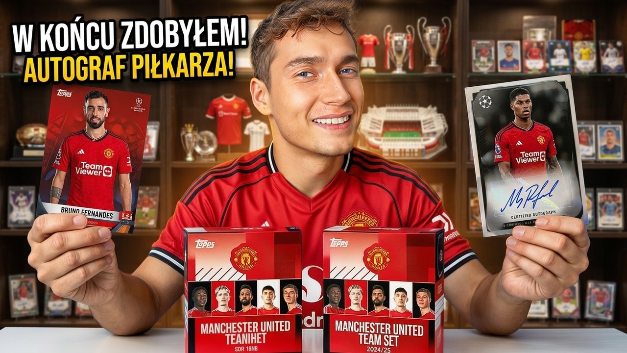 W KOŃCU ZDOBYŁEM AUTOGRAF PIŁKARZA z MANCHESTERU UNITED