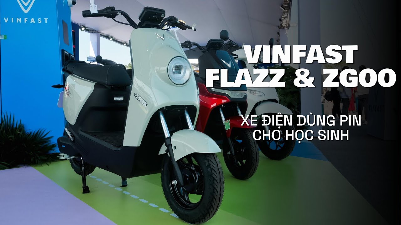 Ấn tượng với VinFast Flazz và Zgoo: xe điện cho học sinh, pin LFP và không cần bằng lái.