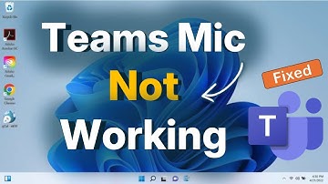 Microfoon werkt niet in Microsoft Teams: oplossing