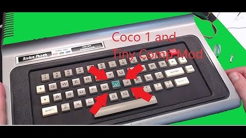 #SepTandy 2022 - Tandy Coco 1 RF to Composite and audio mods with TinyComp for less than $20