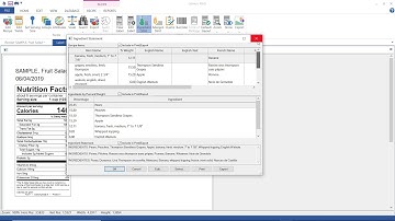 Creating and customizing an Ingredient Statement in Genesis R&D