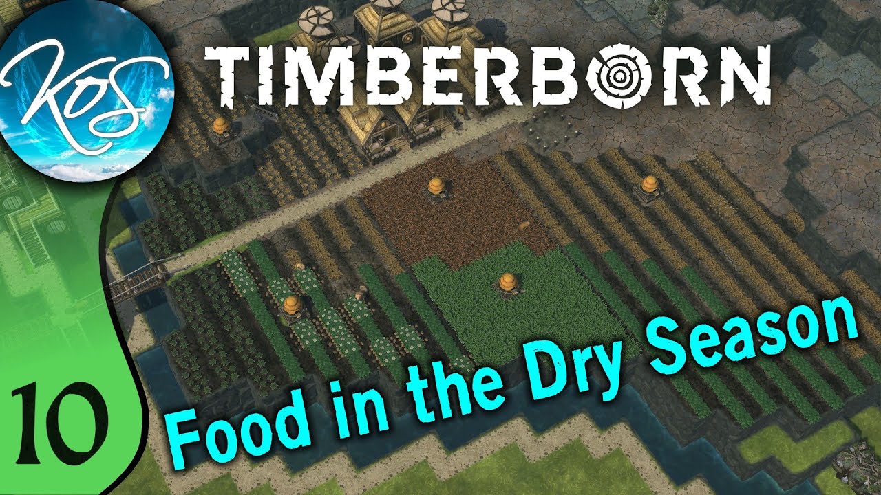 Timberborn - DROUGHT FARMING - Early Access, Let's Play, Ep 10 - YouTube