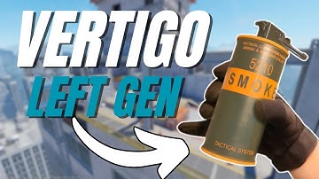 Vertigo Left Gen Smoke in CS2 (Pro Easy Lineup)