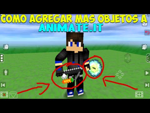 Como Agregar Mas Espadas, Arcos, comida etc a animate it  @crafterzack5797