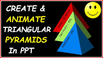 How to Create 3D Pyramid In PowerPoint Presentations ( Triangular Pyramids & Cool Animation Effects)